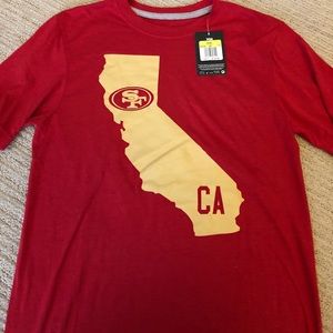 Nike SF 49ers red and gold very soft T-shirt
